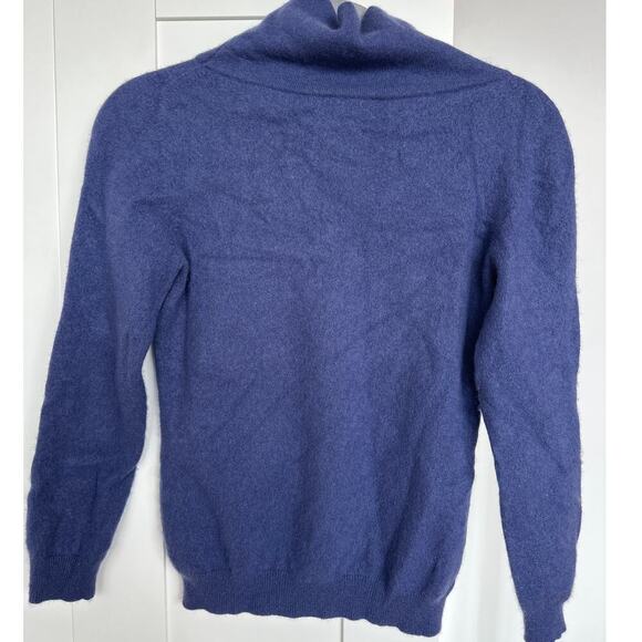 Gran Sasso Women's 100% Cashmere Cowl Neck Sweater, Size US S, Italy 42, EUC - Picture 3 of 6